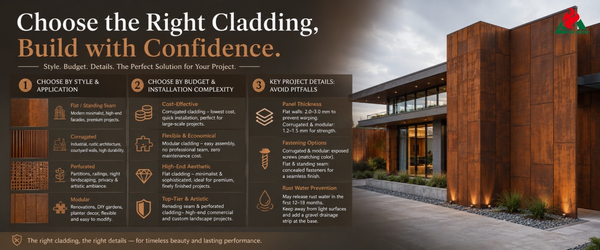 Key Advantages of AHL Corten Cladding Panels